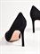 Женские туфли черного цвета на шпильке - фото 12887