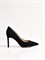 Женские туфли черного цвета на шпильке - фото 12890
