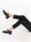 Туфли Mary Jane из натуральной кожи черного цвета - фото 13845