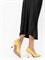 Туфли-лодочки Chewhite с квадратной пяткой желтого цвета - фото 14116