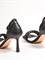 Босоножки Chewhite на каблуке-шпильке черного цвета - фото 15037