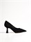 Туфли-лодочки с фигурным каблуком черного цвета Chewhite - фото 15193