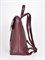Женский рюкзак цвета марсала из натуральной зернистой кожи - фото 15242