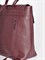 Женский рюкзак цвета марсала из натуральной зернистой кожи - фото 15245