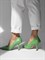 Женские туфли зеленого цвета из натуральной кожи Chewhite - фото 15247