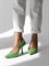 Женские туфли зеленого цвета из натуральной кожи Chewhite - фото 15248