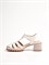 Полуоткрытые туфли Mary Jane молочного оттенка - фото 16162