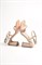 Босоножки бежевого цвета на скульптурном каблуке Chewhite - фото 16373
