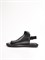 Закрытые женские сандалии черного цвета Chewhite - фото 16581