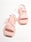 Женские летние сандалии в нежно-розовом цвете - фото 17042