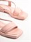 Женские летние сандалии в нежно-розовом цвете - фото 17045