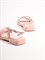Женские летние сандалии в нежно-розовом цвете - фото 17046