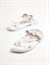 Женские сандалии белого цвета в гладиаторском стиле - фото 17818