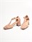 Открытые женские туфли бежевого цвета - фото 17844