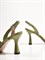 Женские босоножки в светло-оливковом оттенке - фото 18094