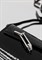 Сумка кросс-боди черного цвета с акцентной застежкой - фото 18108