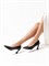Женские туфли из натуральной кожи на фигурном каблуке - фото 18277