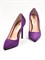 Женские туфли фиолетового цвета на шпильке - фото 18289