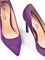 Женские туфли фиолетового цвета на шпильке - фото 18292