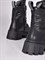 Женские зимние дутики черного цвета - фото 18513