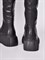 Высокие зимние сапоги черного цвета приталенного силуэта - фото 18519