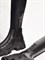Женские зимние ботфорты-чулки черного цвета - фото 18810