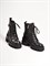 Женские зимние ботинки на шнуровке в маскулинном стиле - фото 18825