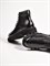 Мужские ботинки черного цвета из натуральной гладкой кожи - фото 18903