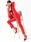 Женские туфли-лодочки красного цвета на шпильке - фото 19315