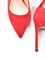 Женские туфли-лодочки красного цвета на шпильке - фото 19319