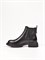 Женские ботинки-челси черного цвета с округлым мысом - фото 19361