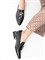 Женские туфли черного цвета с акцентной пряжкой Chewhite - фото 19395