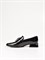 Женские туфли черного цвета с акцентной пряжкой - фото 19399