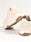 Стильные женские кроссовки кремового оттенка на рельефной подошве - фото 19636