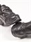 Женские кроссовки черного цвета с трендовой высокой подошвой - фото 19644