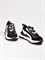 Демисезонные мужские кроссовки черно-белого цвета - фото 19725
