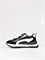 Демисезонные мужские кроссовки черно-белого цвета - фото 19727
