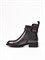 Демисезонные кожаные ботинки чёрного цвета Chewhite - фото 19974