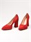 Женские туфли красного цвета на платформе Chewhite - фото 20020