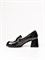 Женские туфли черного цвета из натуральной лакированной кожи - фото 20139