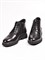 Мужские демисезонные ботинки с тиснением чёрные Chewhite - фото 20405