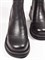 Женские демисезонные ботинки из натуральной черной кожи - фото 20705