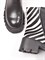 Женские зимние ботинки с анималистичным принтом под зебру Chewhite - фото 20830