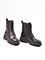 Женские зимние ботинки высокие на шнуровке чёрные - фото 20908