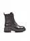 Женские зимние ботинки высокие на шнуровке чёрные - фото 20909