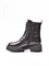 Женские зимние ботинки высокие на шнуровке чёрные - фото 20910