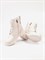 Зимние ботинки на шнуровке молочного цвета Chewhite - фото 21170