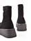 Женские зимние ботинки криперы на платформе чёрные Chewhite - фото 21248