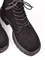 Женские зимние ботинки из натуральной черной замши - фото 21502