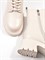 Женские зимние ботинки молочного цвета на шнуровке Chewhite - фото 21550